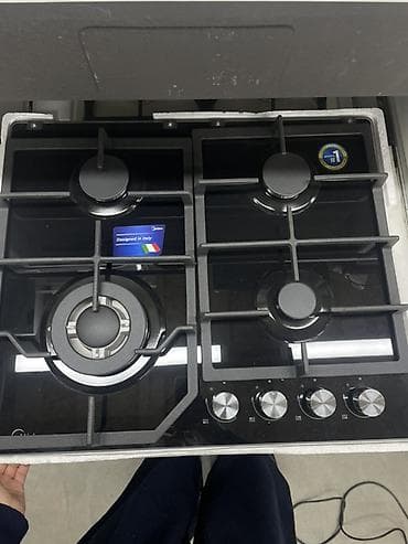 стационарный блендер: Газовая варочная панель Midea, 60 см, 4 конфорки - Материал — 1