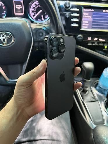 IPhone 14 Pro Max, Б/у, 1 ТБ, Черный, Зарядное устройство, Защитное стекло, Чехол, 79 %