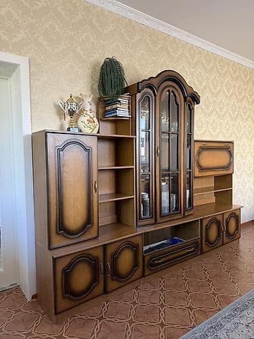 стенки для посуды: Гарнитур для зала Характеристики: - Материал: ЛДСП/МДФ с — 3