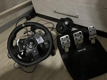 Портативные консоли: Игровой руль Logitech G920 Driving Force с комплектом педалей и — 1