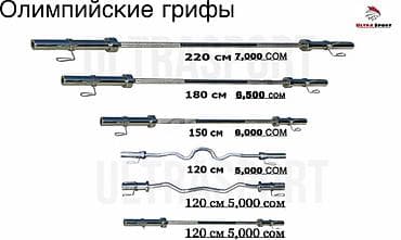 Штанга / гриф 🏋️‍♂️ по низкой цене прямиком со складов