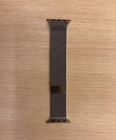 Детские смарт-часы: Продаю оригинальный ремешок для Apple Watch - Milanese loop Silver — 5