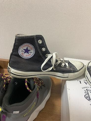 Прокат одежды: Мужские кроссовки, 40, Converse, Б/у, цвет - Черный, Бесплатная доставка — 2