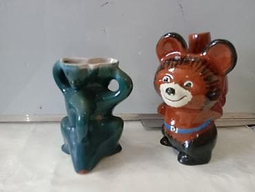 фудбол форма: Керамические фигурки/вазы (набор из 2 предметов) - Ваза-фигурка из — 1