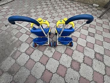 Толокарлар: Детские каталки-толокары с ручкой для родителей (2 шт.) цена за шт — 2