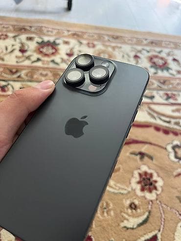 посо х3 про: IPhone 16 Pro, Б/у, 256 ГБ, Black Titanium, 93 % — 2