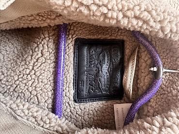 jacket: Джинсовая куртка, Классическая модель, Зима, С меховой отделкой, S — 2