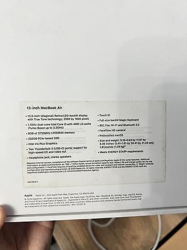 microsoft surface studio: MacBook Air 13" (модель A2179), цвет Silver. Характеристики: - — 3
