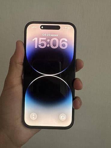 aplle 7: IPhone 14 Pro, 128 ГБ, Черный, 99 % — 2