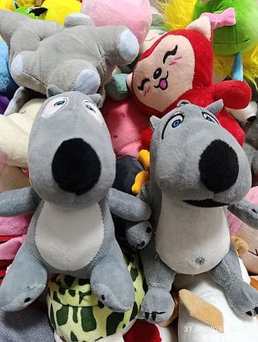 милые животные: Плюшевые игрушки персонажей мультфильмов оптом - Коллекция мягких — 9