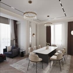 купить квартиру в бишкеке от delmar group: 5 и более комнат, 155 м², Элитка, 4 этаж, ПСО (под самоотделку) — 16