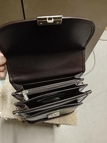 samsung dex: Барсетка, Материал: Натуральная кожа, Съёмный ремень, Новый — 9