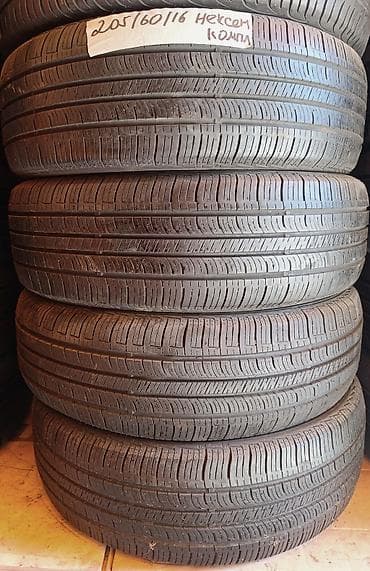 Шины 205 / 60 / R 16, Лето, Б/у, Комплект, Легковые, Корея, Nexen