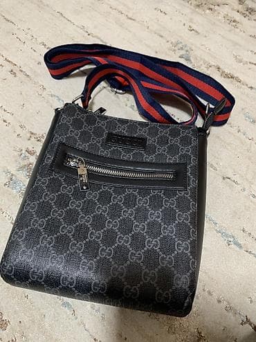 сумка барсетка женская: Барсетка, Gucci, Материал: Экокожа, Множество карманов, Новый — 1