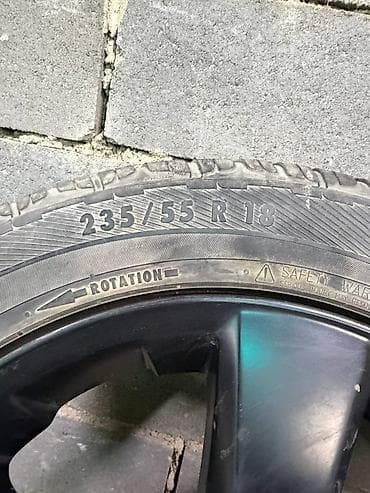 Шиналар жана дисктер: Дөңгөлөктөр монтажда 235 / 55 / R 18, All-season, 1 даана, Жеңил унаалар, Куйма, тешиктери - 5 — 3