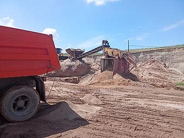 уголь отборный: Песок, Ивановский карьер, Насыпью, Камаз — 3
