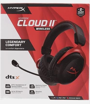 controller ps3 original: Беспроводные гарнитуры, HyperX, цвет - Черный — 1