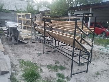 Полки для овощей: Торговый стеллаж/витрина для овощей и фруктов - Конструкция: сварной — 3