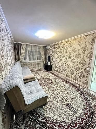 квартира бишкек комната: 3 бөлмө, 54 м², 104-серия, Косметикалык ремонт — 2
