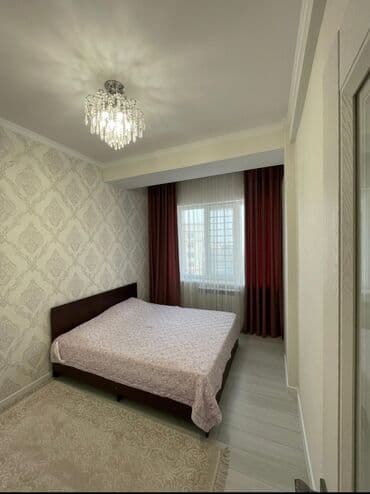 купить квартиру в 12 микрорайоне бишкек: 2 комнаты, 66 м², Элитка, 8 этаж, Евроремонт — 6