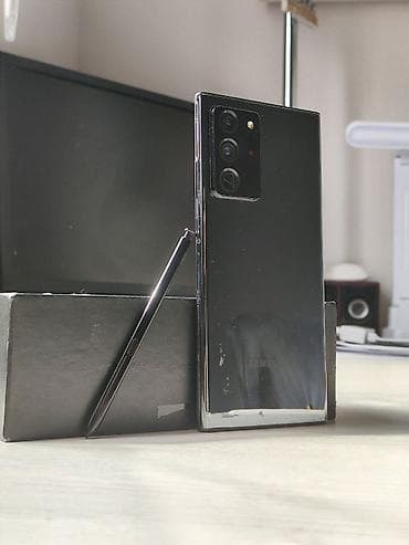 samsung not20: Samsung Galaxy Note 20 Ultra, Б/у, 256 ГБ, цвет - Черный, 2 SIM, eSIM — 1