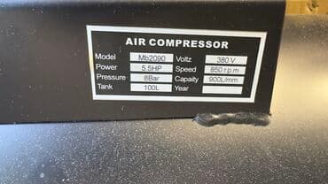 компрессор на аренду: Компрессор 110 литр трех фазный Давления 8 атмосфер Вольт 380 — 2
