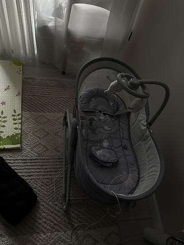 автолюлька graco: Люлька, Б/у, Колыбель, Металл, цвет - Серый, Самовывоз — 5