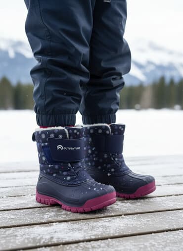 женская обувь сапоги: Детские зимние сапоги Outventure. - Модель: дутики/сноубутсы. - Цвет — 1