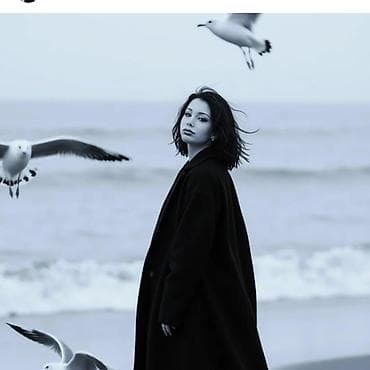 Шорты: Длинное пальто oversize - Силуэт: свободный, прямой крой, заниженная — 1