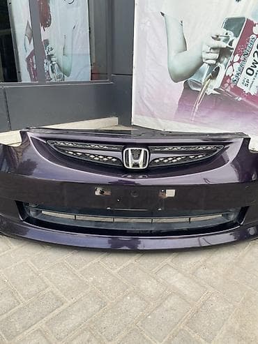 накладка на фит: Бампер Honda, Б/у, Оригинал — 3