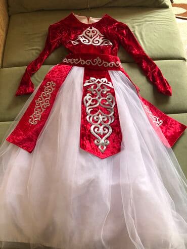карнавальные костюмы на прокат бишкек: Детское платье, цвет - Красный, Новый — 2