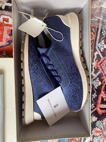 premiata кроссовки: Кроссовки Brunello Cucinelli, цвет темно‑синий (navy). - Верх — 2