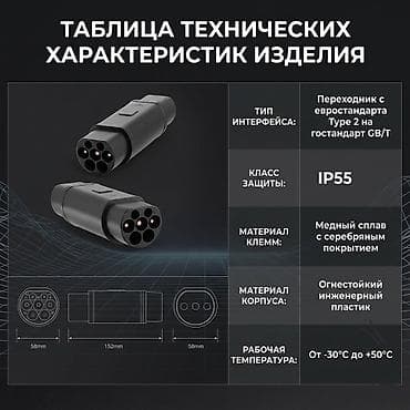 инжектор 2 3: Адаптер Type 2 — GB/T (для подключения Китайских машин с GB/T к — 2