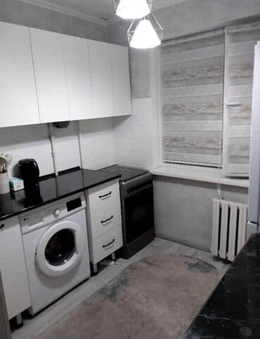 1 комнатная квартира бишкек продажа: 2 комнаты, 43 м², 104 серия, 4 этаж — 2