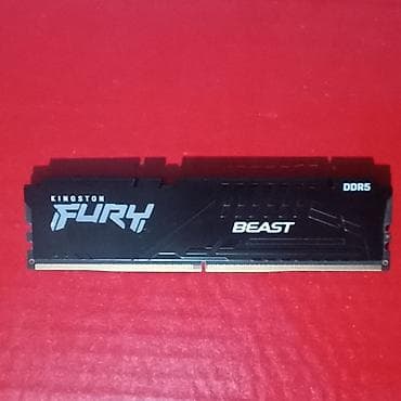камп: Оперативная память (RAM) для ПК, Б/у, Kingston Fury, 32 ГБ, DDR5, 5200 МГц — 2