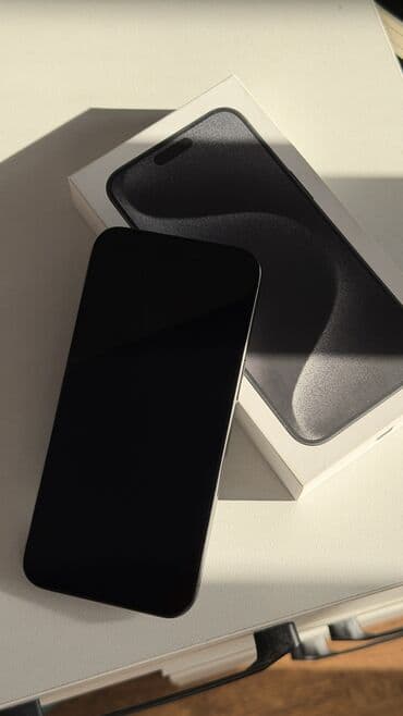 рассрочка ноутбук: IPhone 15 Pro, Б/у, 512 ГБ, Black Titanium, Коробка, 85 % — 3
