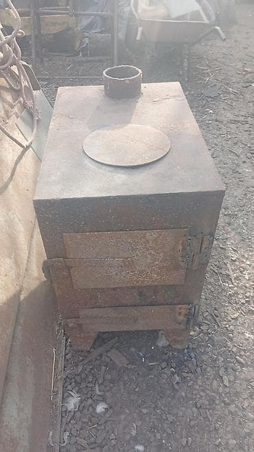 деревянные ящики продаю: Металлическая печь-буржуйка на твердом топливе - Корпус из толстой — 1