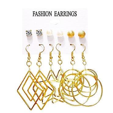 серги на уши: Серьги сөйкөлөр Набор серёжек НС, серьги Fashion Earrings — идеальное — 1