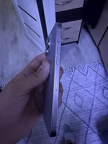 IPhone 15 Pro Max, Б/у, 256 ГБ, Natural Titanium, 80 %