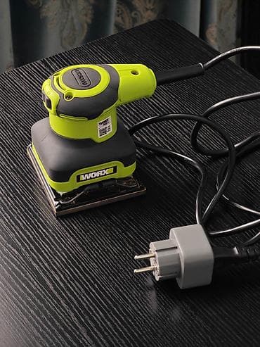 Электроинструменты: Вибрационная шлифмашина Worx WU646 + комплект наждачек + короб - Тип — 1