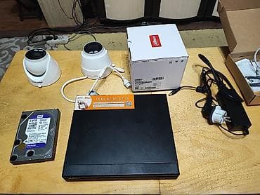 Продаю комплект видеонаблюдения, 2 камеры Dahua DH-P40T1 4Mp, POE