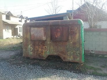 Контейнерлер: Металлический бытовой вагончик/контейнер - Материал: сталь — 3