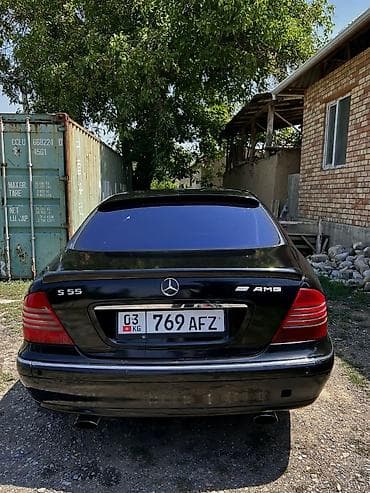 водавоз продажа: Mercedes-Benz S-class AMG: 2001 г., 5.5 л, Автомат, Бензин, Седан — 4