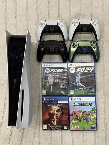 купить диск на сони плейстейшен 4: PlayStation 5 (версия с дисководом) + аксессуары и игры — 1