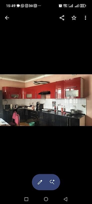 мягкая мебель уголок для кухни: Кухонный гарнитур, цвет - Красный, Бесплатная доставка — 1