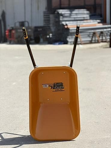 Садовые инструменты и инвентарь: Садово-строительная тачка и тележка, Стальная, Одноколесная, Новый — 2