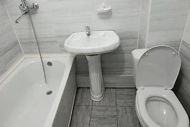 квартира жер там кызыл аскер: 2 бөлмө, 65 м², Жеке план, 1 кабат, Косметикалык ремонт — 2