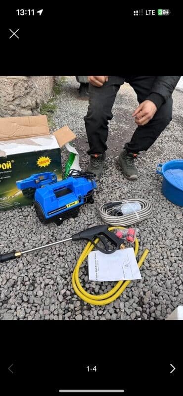 Мойка высокого давления, Новый, Герой, Электрическая, Самовывоз, Бесплатная доставка, Платная доставка