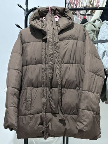 украшения изделия ручной работы: Пуховик, Короткая модель, Стеганый, M, L, XL — 1