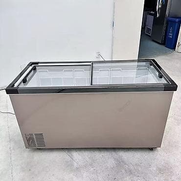 морозильные камеры: Промышленный морозильный ларь с раздвижными стеклянными крышками - — 1
